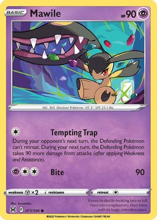 Mawile (071/196) [SWSH11 Lost Origin] Reverse Holofoil - Common