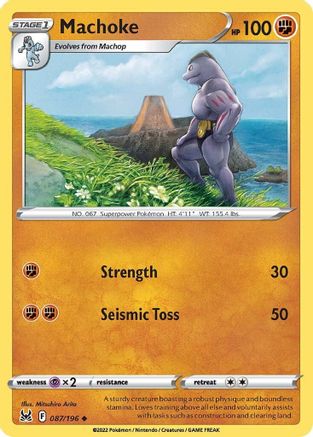Machoke (087/196) [SWSH11 Lost Origin] Reverse Holofoil - Uncommon