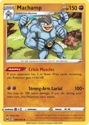 Machamp (088/196) [SWSH11 Lost Origin] Holofoil - Holo Rare