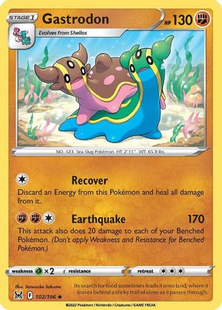 Gastrodon (102/196) [SWSH11 Lost Origin] - Uncommon