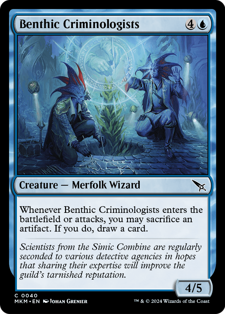 Benthic Criminologists (MKM-040) [Murders at Karlov Manor]