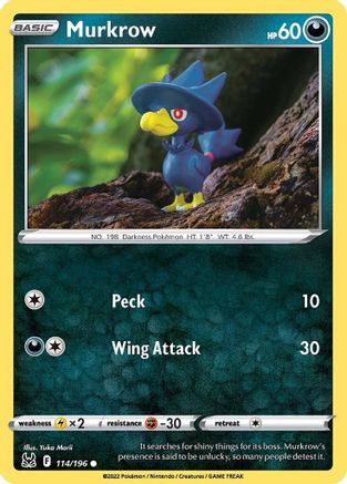 Murkrow (114/196) [SWSH11 Lost Origin] - Common