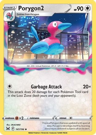 Porygon2 (141/196) [SWSH11 Lost Origin] Reverse Holofoil - Uncommon