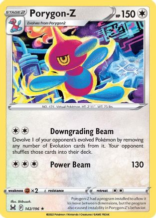Porygon-Z (142/196) [SWSH11 Lost Origin] Reverse Holofoil - Rare