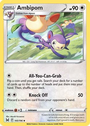 Ambipom (145/196) [SWSH11 Lost Origin] - Uncommon