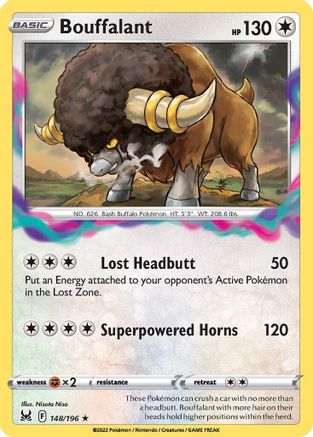Bouffalant (148/196) [SWSH11 Lost Origin] - Rare
