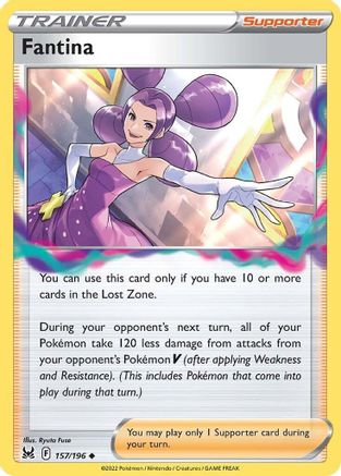 Fantina (157/196) [SWSH11 Lost Origin] Reverse Holofoil - Uncommon