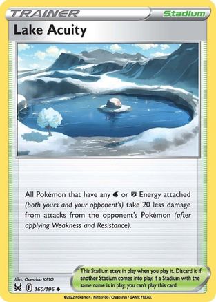 Lake Acuity (160/196) [SWSH11 Lost Origin] Reverse Holofoil - Uncommon
