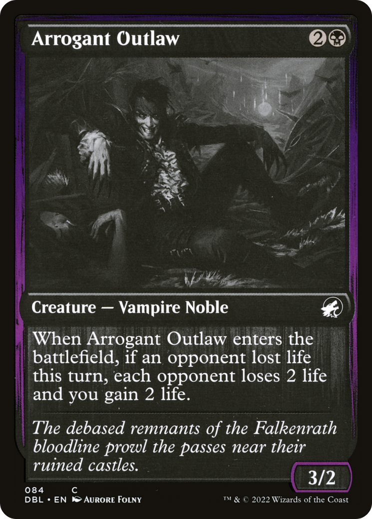 Arrogant Outlaw (DBL-084) [Innistrad: Double Feature]