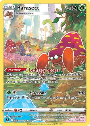 Parasect (TG01/30) [SWSH11 Lost Origin Trainer Gallery] Holofoil - Ultra Rare