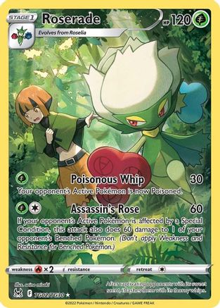 Roserade (TG02/30) [SWSH11 Lost Origin Trainer Gallery] Holofoil - Ultra Rare