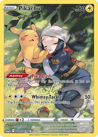 Pikachu (TG05/30) [SWSH11 Lost Origin Trainer Gallery] Holofoil - Ultra Rare
