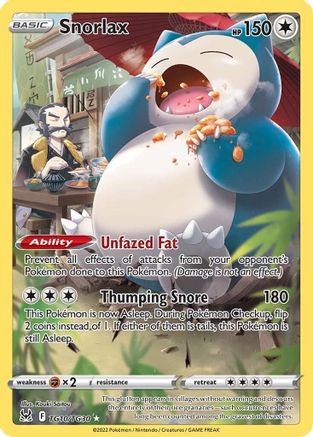 Snorlax (TG10/30) [SWSH11 Lost Origin Trainer Gallery] Holofoil - Ultra Rare