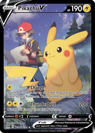 Pikachu V (TG16/30) [SWSH11 Lost Origin Trainer Gallery] Holofoil - Ultra Rare