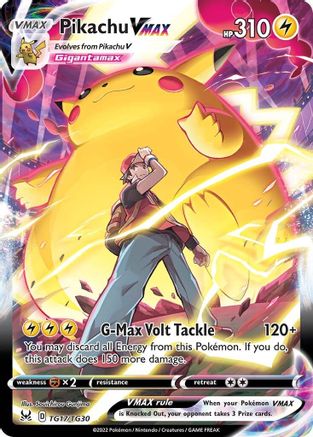 Pikachu VMAX (TG17/30) [SWSH11 Lost Origin Trainer Gallery] Holofoil - Ultra Rare
