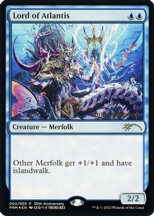 Lord of Atlantis (30A-P-002) [30th Anniversary Promos] Foil