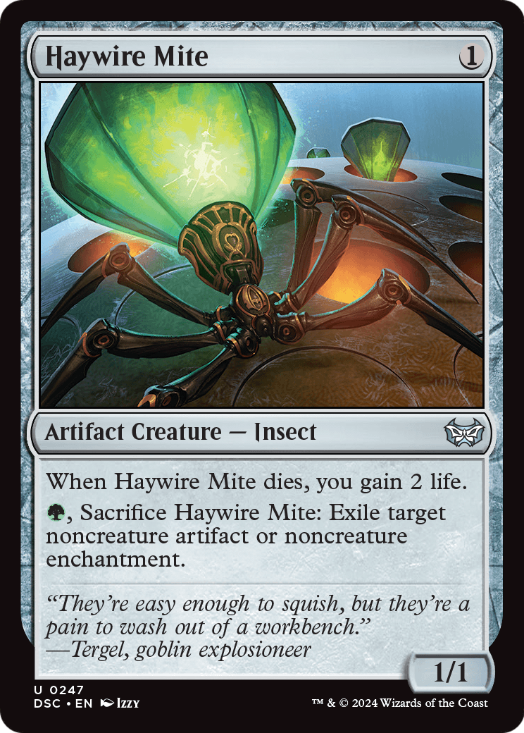 Haywire Mite (DSC-247) [Duskmourn: House of Horror Commander]