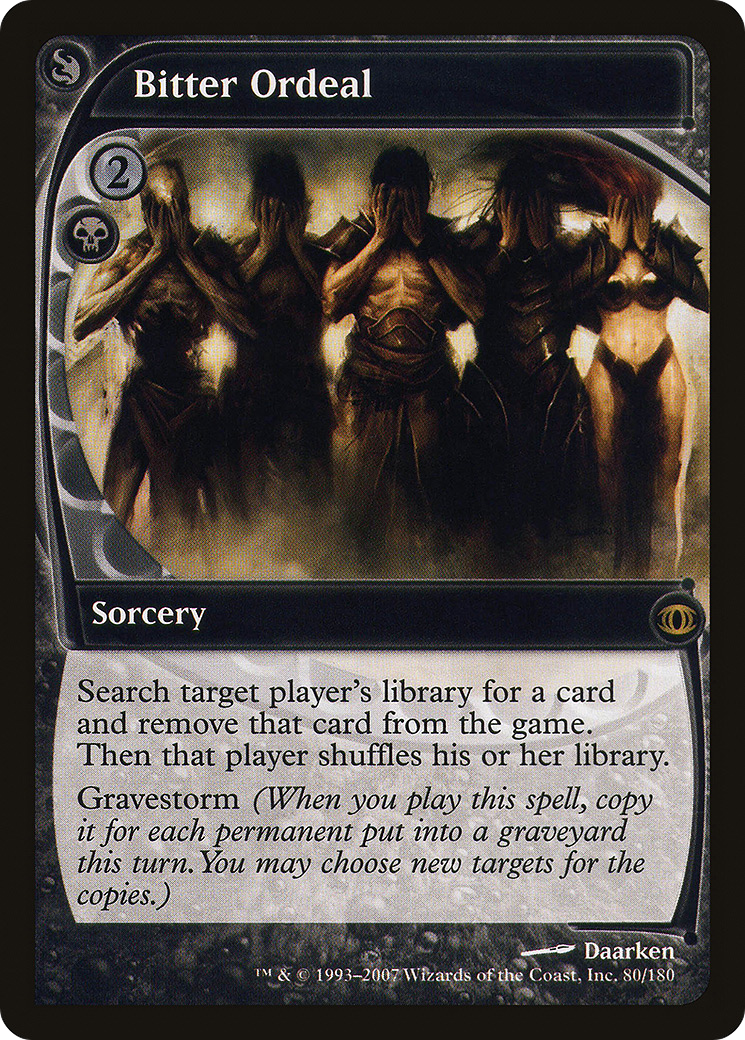 Bitter Ordeal (FUT-080) [Future Sight] Foil