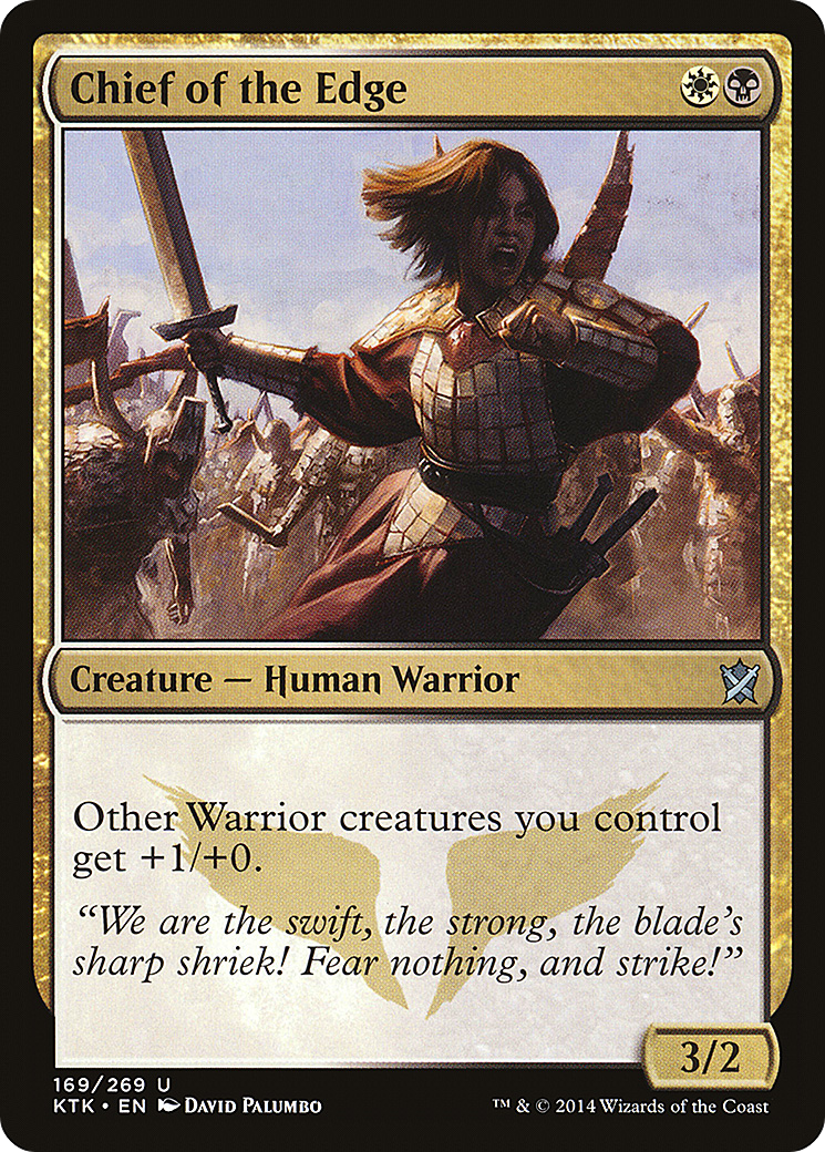 Chief of the Edge (KTK-169) [Khans of Tarkir] Foil