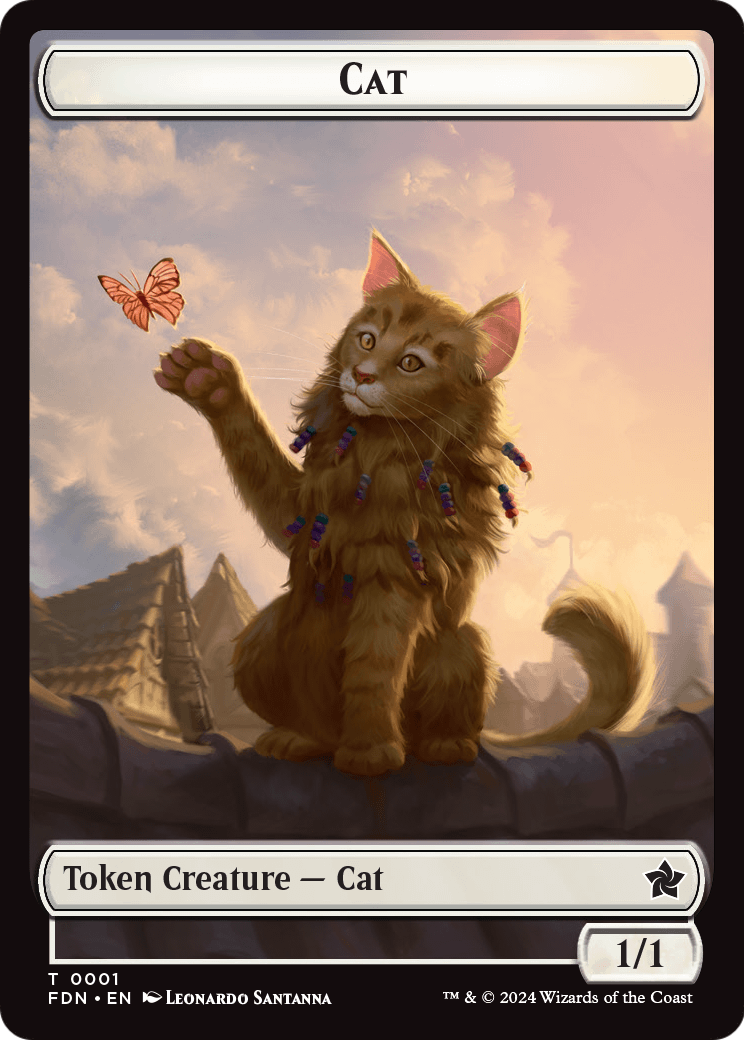Cat (TFDN-001) [Foundations Tokens] Foil