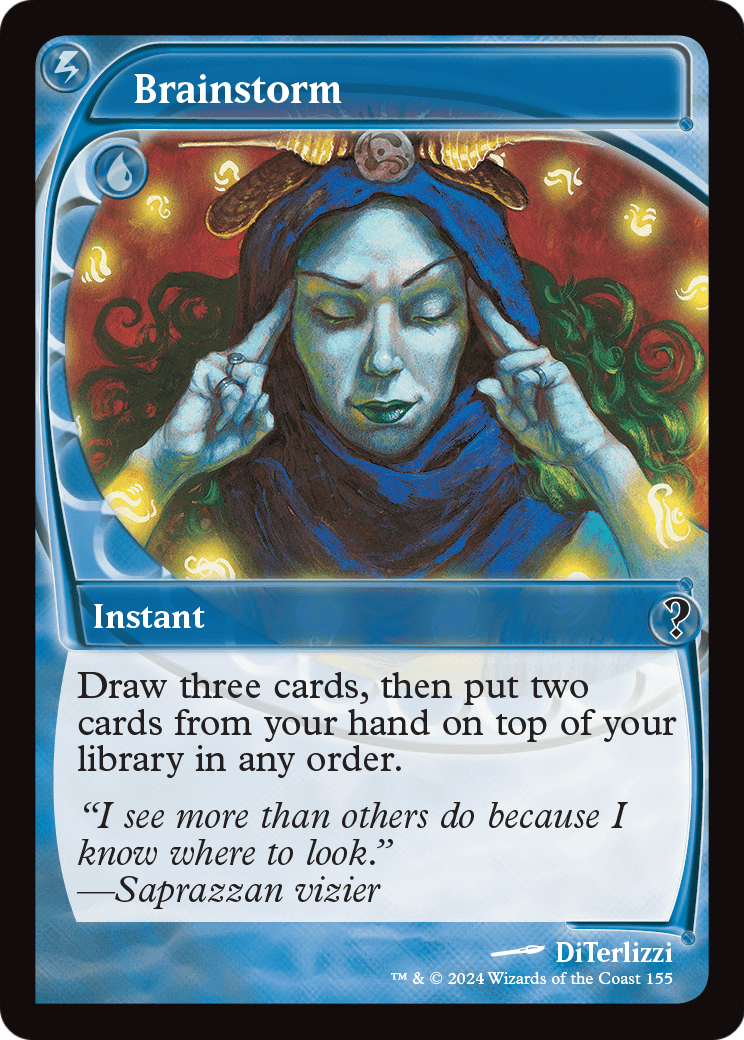 Brainstorm (Future Sight) (MB2-155) [Mystery Booster 2] Foil