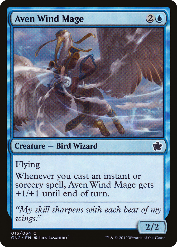 Aven Wind Mage (GN2-016) [Game Night 2019]