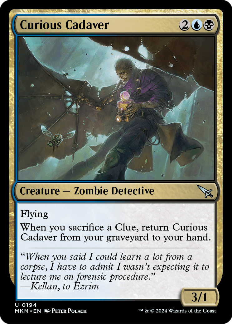 Curious Cadaver (MKM-194) [Murders at Karlov Manor]