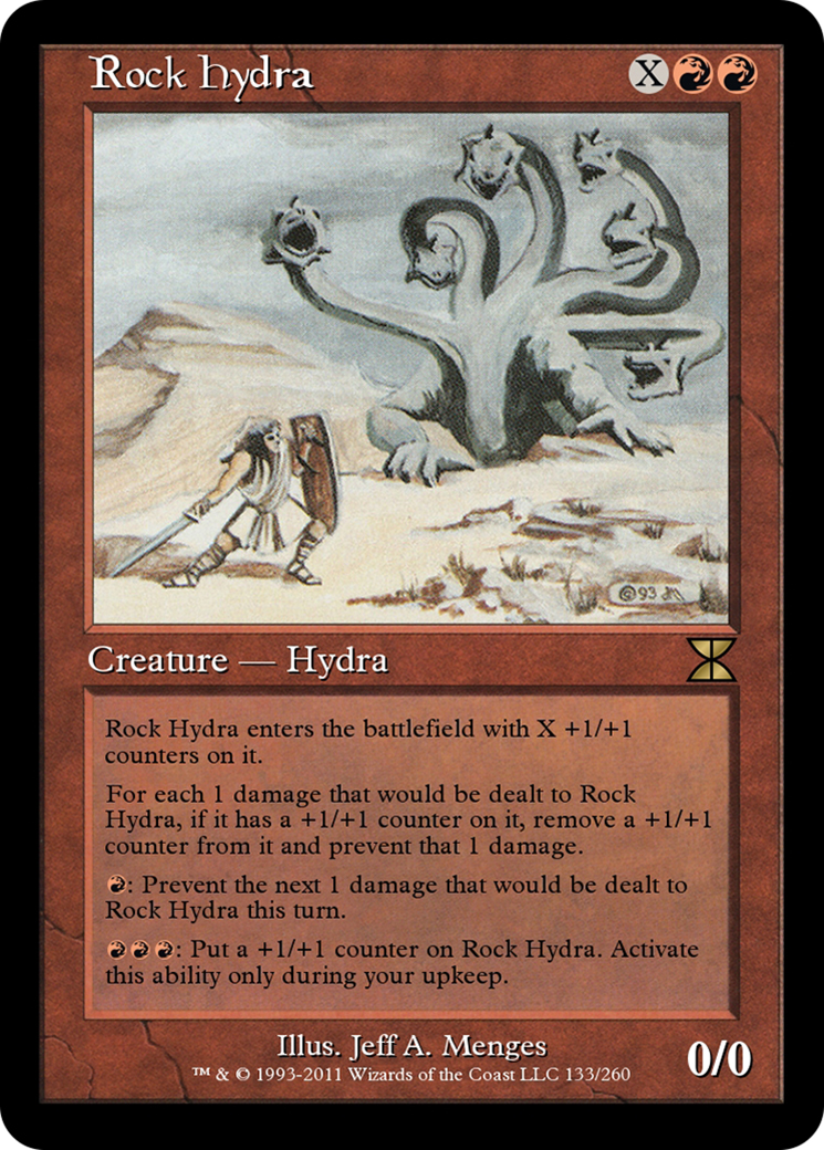 Rock Hydra (ME4-133) [Masters Edition IV] Foil