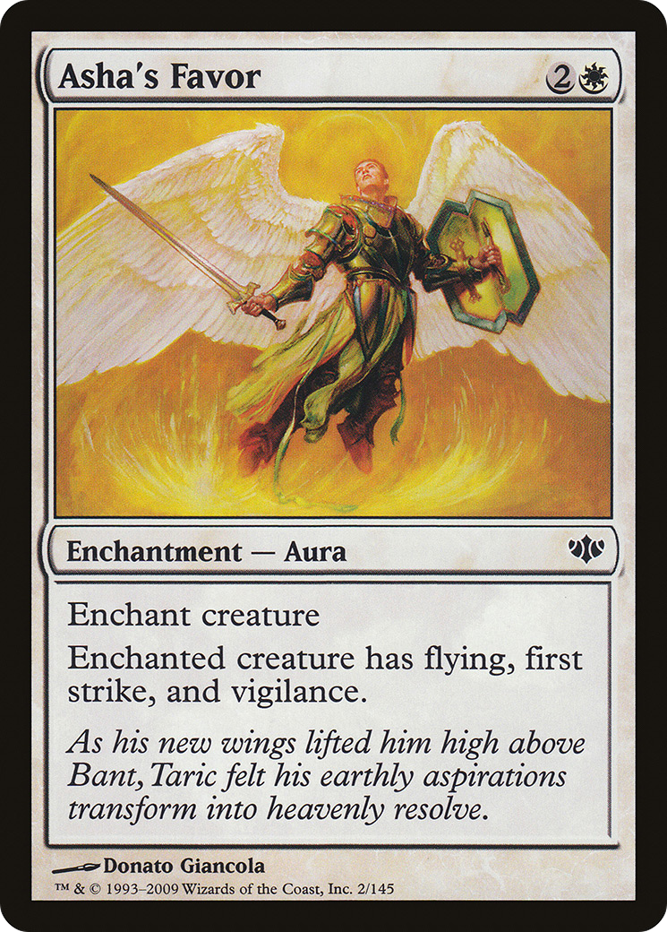 Asha's Favor (CON-002) [Conflux] Foil