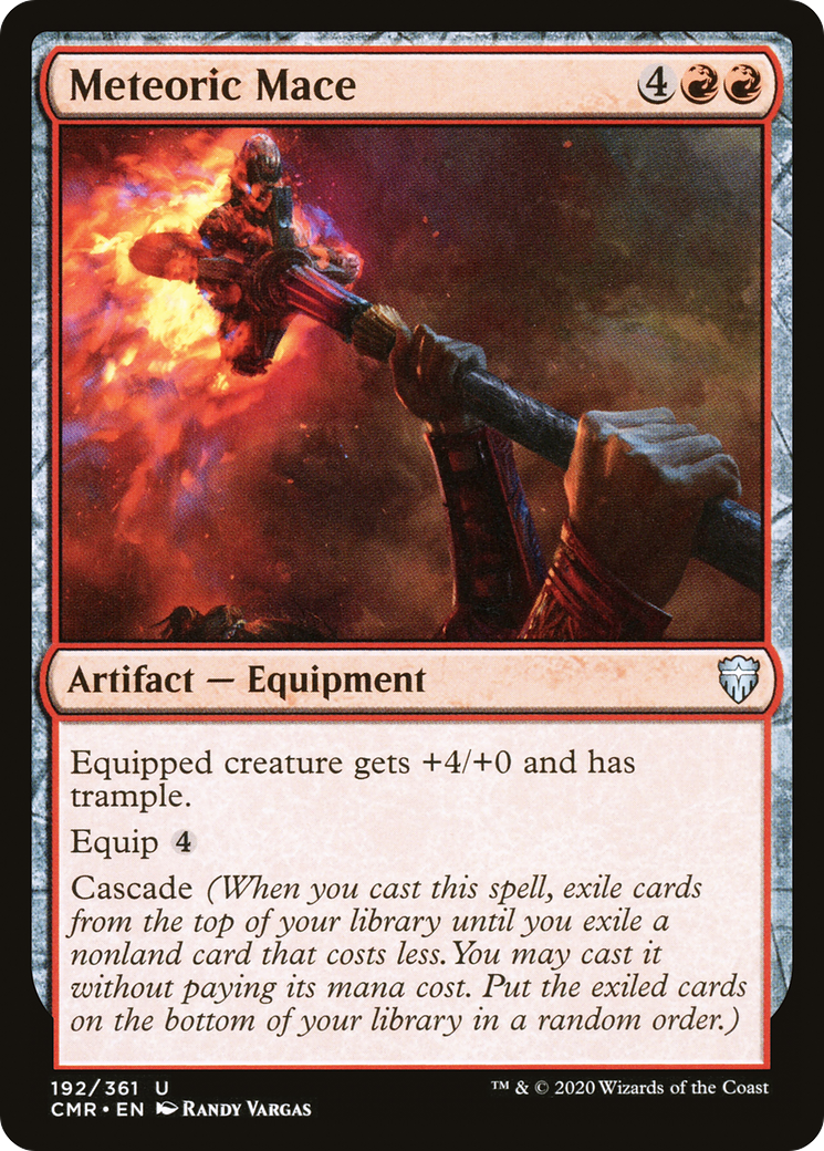Meteoric Mace (CMR-192) [Commander Legends]