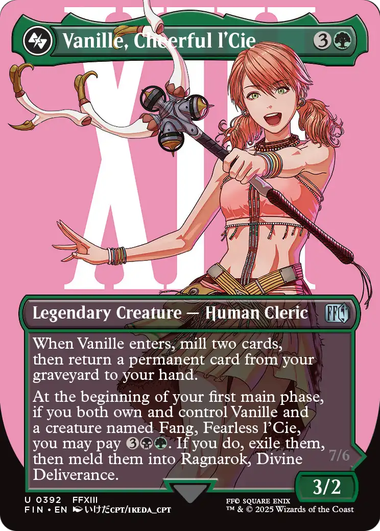 Vanille, Cheerful l'Cie (Borderless) (FIN-392) [FINAL FANTASY]