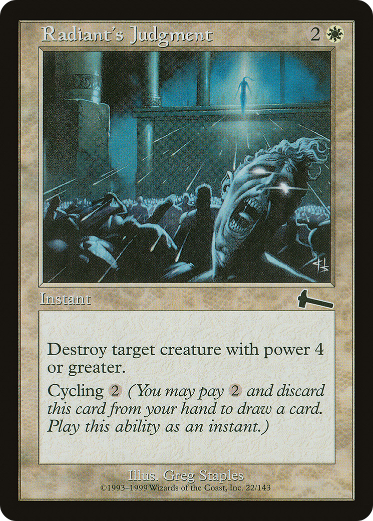 Radiant's Judgment (ULG-022) [Urza's Legacy]
