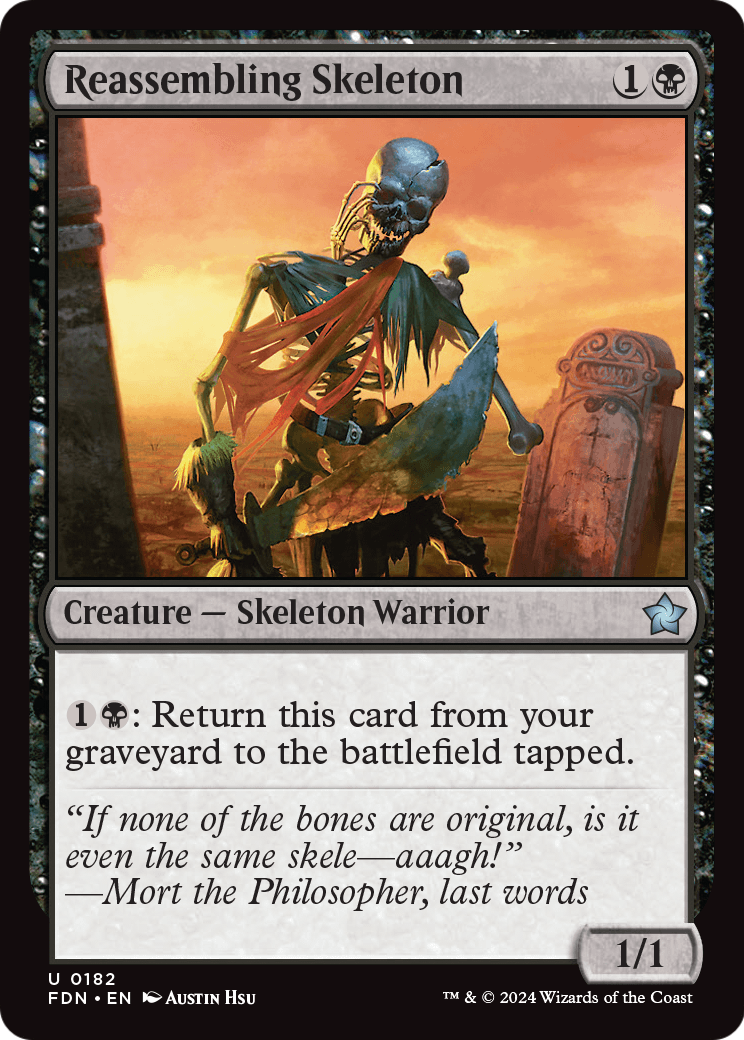 Reassembling Skeleton (FDN-182) [Foundations] Foil