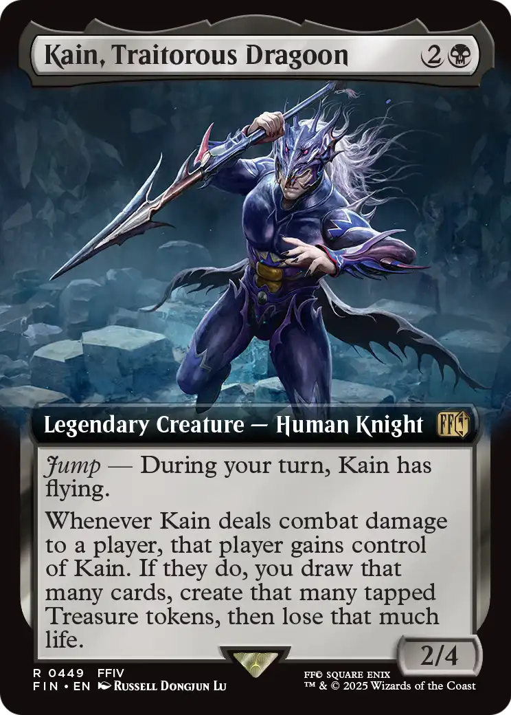Kain, Traitorous Dragoon (Extended Art) (FIN-449) [FINAL FANTASY] Foil