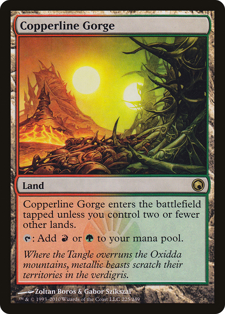 Copperline Gorge (SOM-225) [Scars of Mirrodin]