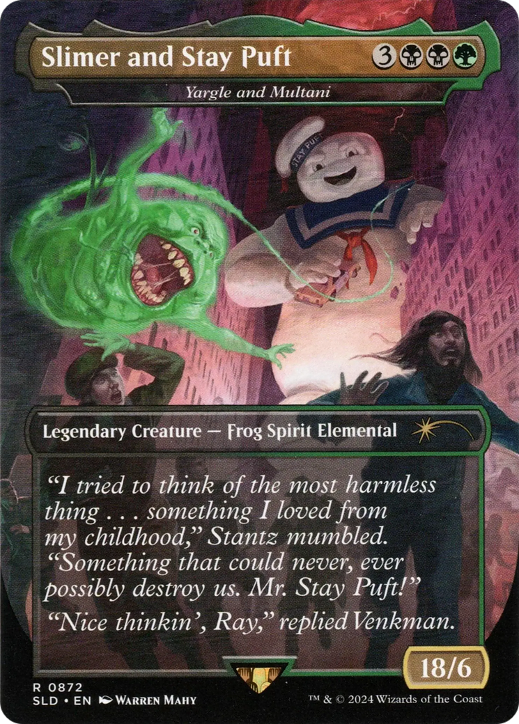 Yargle and Multani (SLD-872) (Borderless) [Secret Lair Drop] Foil