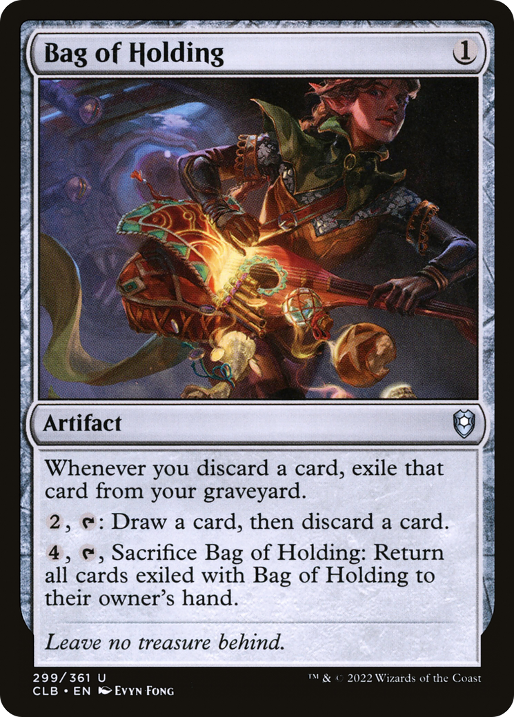 Bag of Holding (CLB-299) [Commander Legends: Battle for Baldur's Gate] Foil
