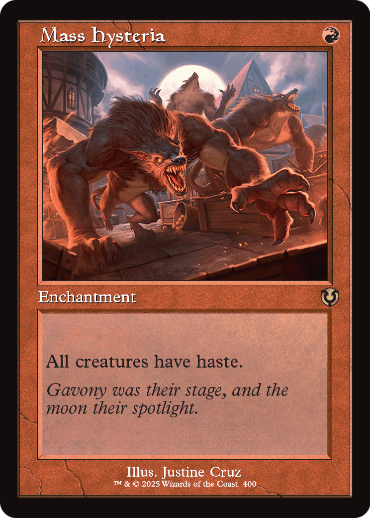 Mass Hysteria (Retro Frame) (INR-400) [Innistrad Remastered] Foil