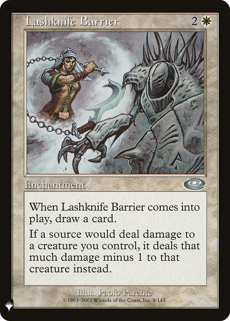 Lashknife Barrier (LIST-PLS-9) [The List]