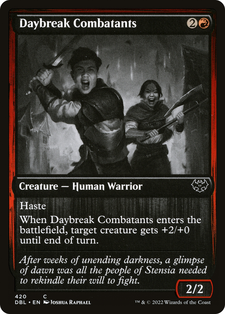 Daybreak Combatants (DBL-420) [Innistrad: Double Feature]