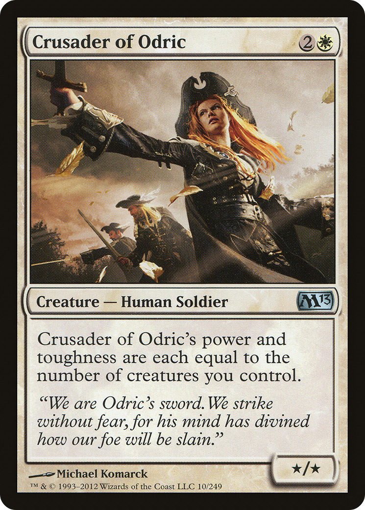 Crusader of Odric (M13-010) [Magic 2013]