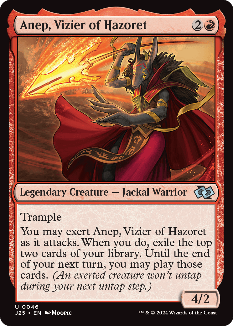 Anep, Vizier of Hazoret (Anime) (J25-046) [Foundations Jumpstart]