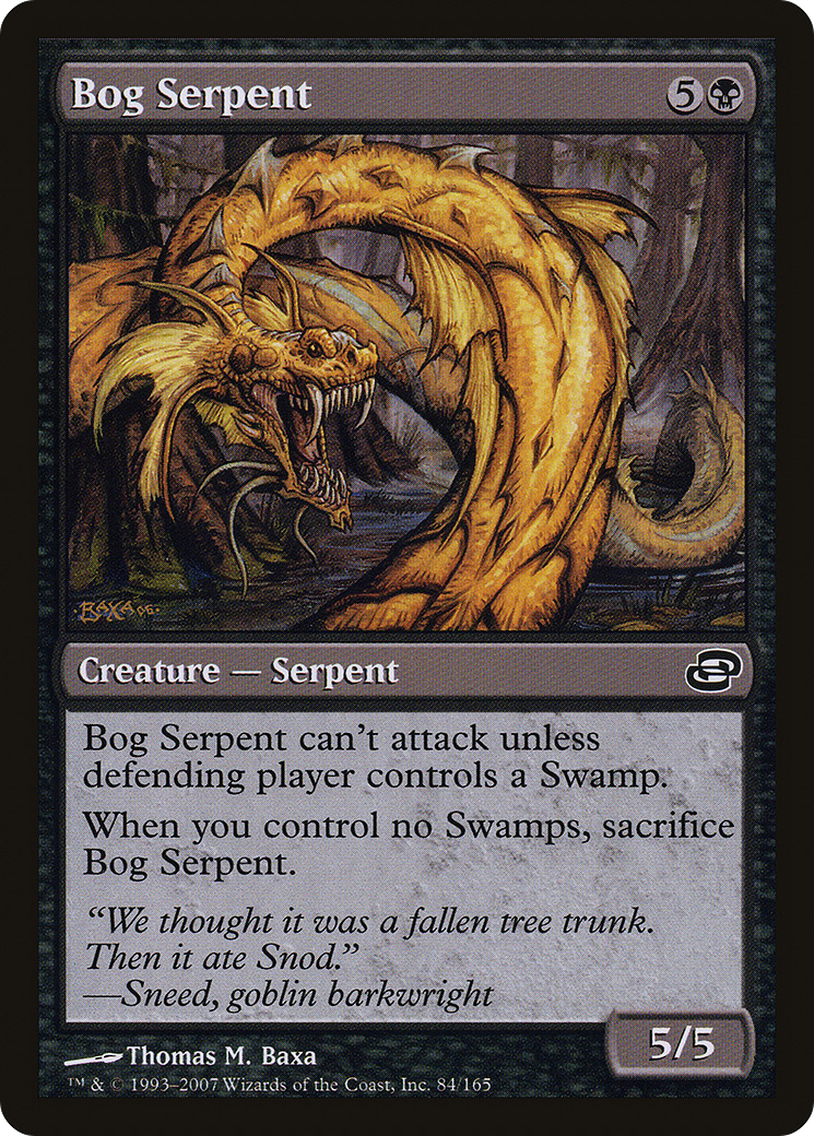 Bog Serpent (PLC-084) (Colorshifted) [Planar Chaos]
