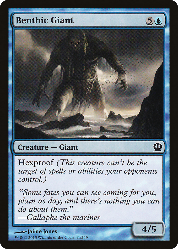Benthic Giant (THS-041) [Theros] Foil