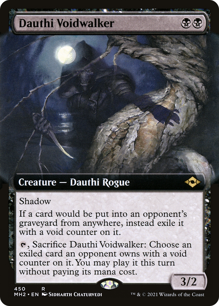 Dauthi Voidwalker (Extended Art) (MH2-450) [Modern Horizons 2] Foil