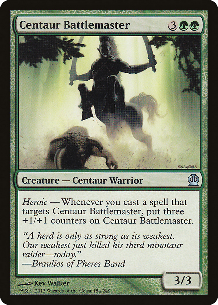 Centaur Battlemaster (THS-154) [Theros] Foil