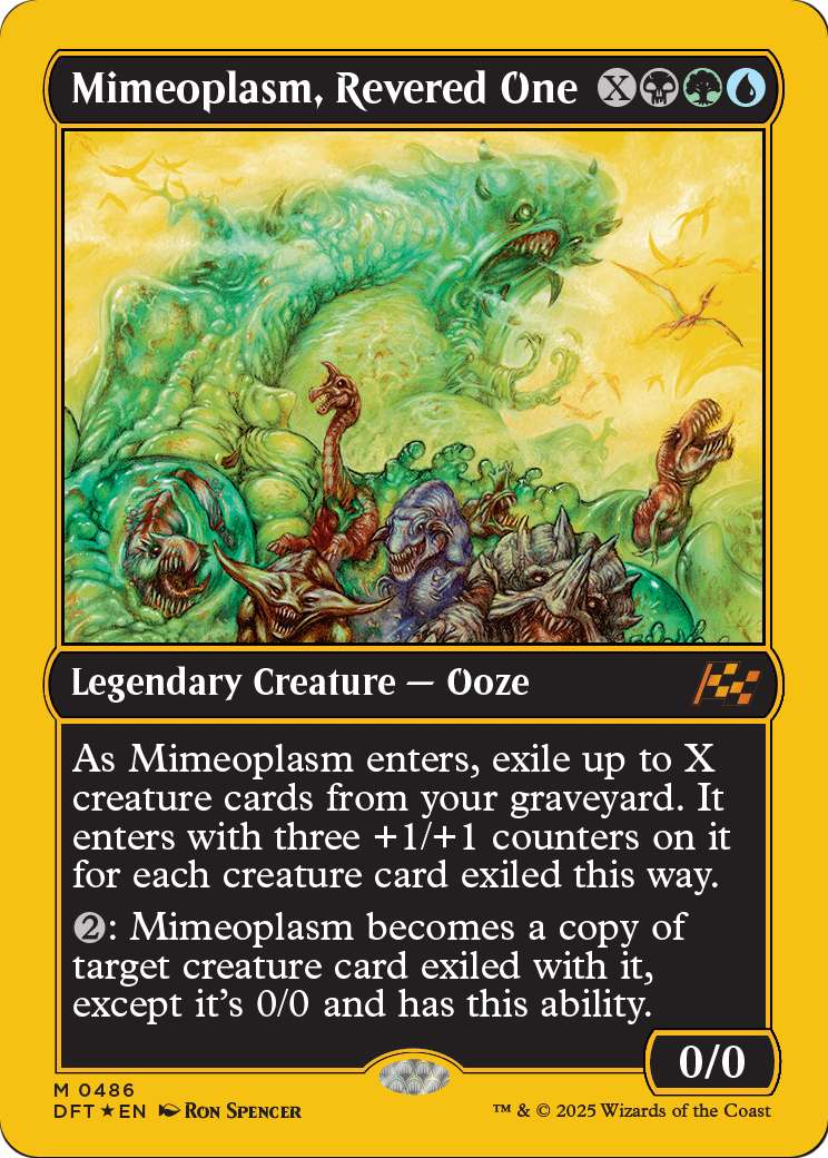 Mimeoplasm, Revered One (First-Place Foil) (DFT-486) [Aetherdrift] Foil