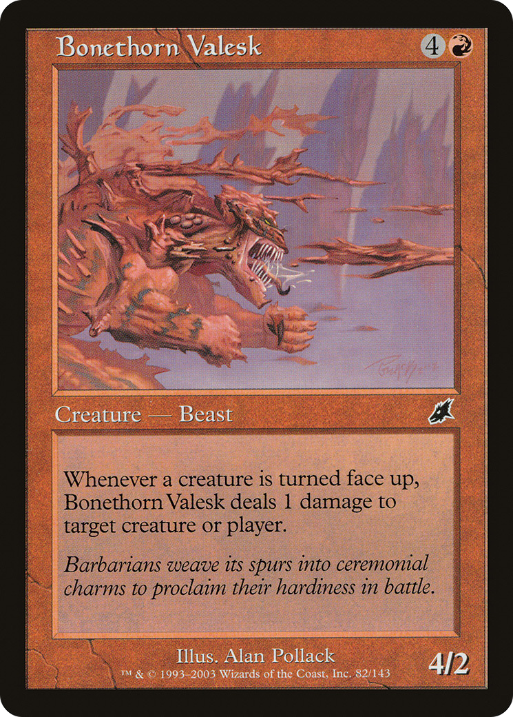 Bonethorn Valesk (SCG-082) [Scourge]