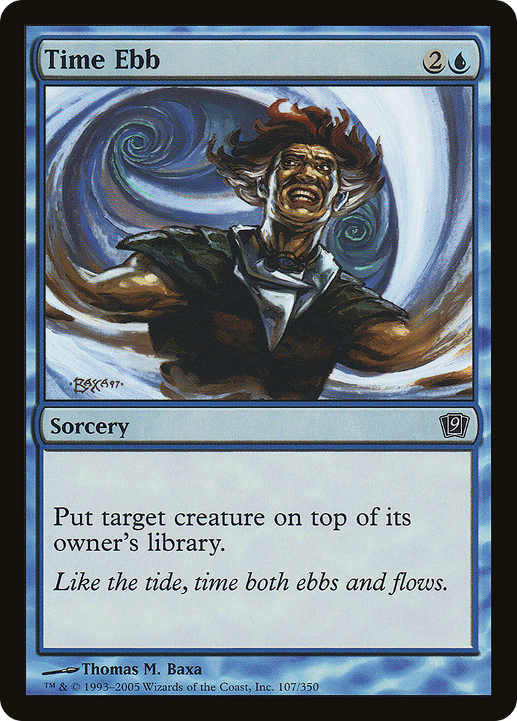 Time Ebb (9ED-107) [9th Edition] Foil
