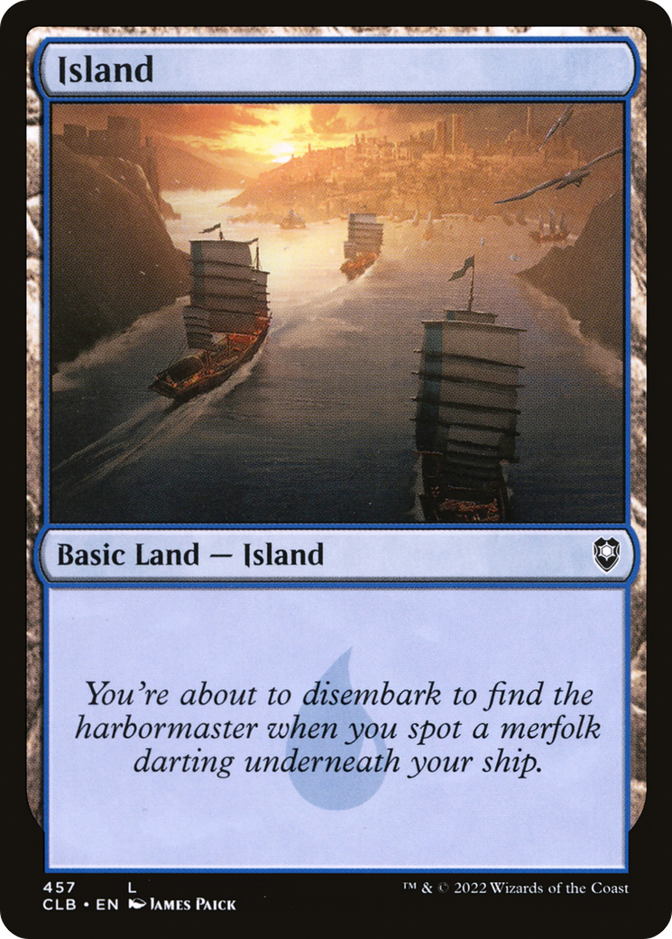 Island (CLB-457) [Commander Legends: Battle for Baldur's Gate]